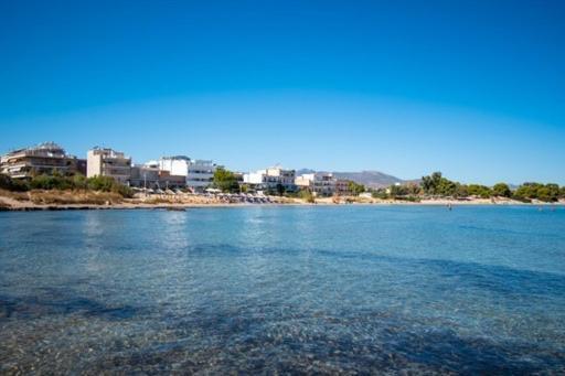 Lavish & Spacious Apt With Stunning Seaview, 10 Min Ath Airport Artemida  Zewnętrze zdjęcie